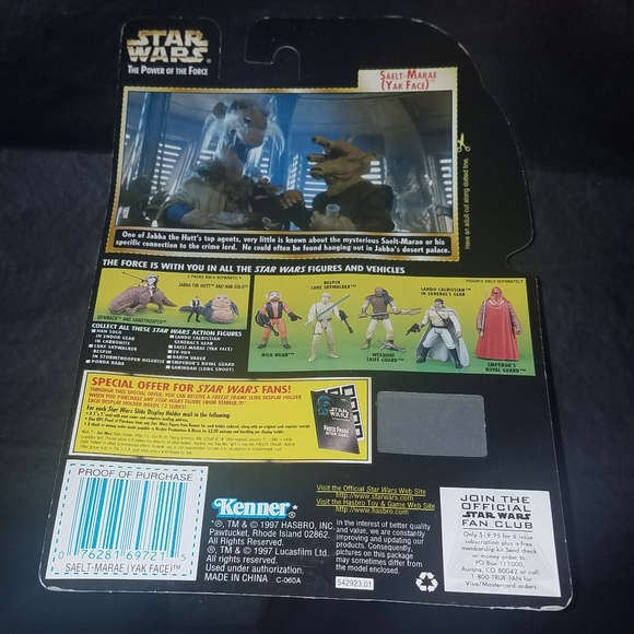 🛸STAR WARS Vintage 1997 Saelt-Marae (Yak Face) - Picture 2 of 5